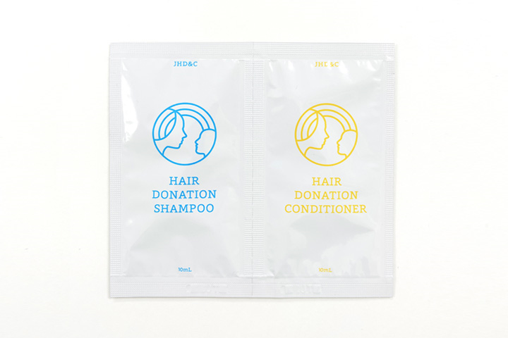 上品なファッション ヘアドネーションシャンプー＆コンディショナーお試し用セット ウィッグ・エクステ