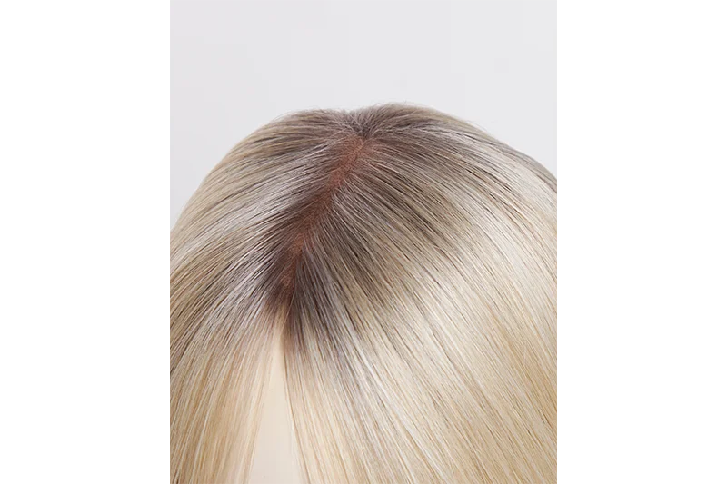 医療用ウィッグ【wig+】SPICE （スパイス）カラー・ホワイトブロンド【Mサイズ】 5