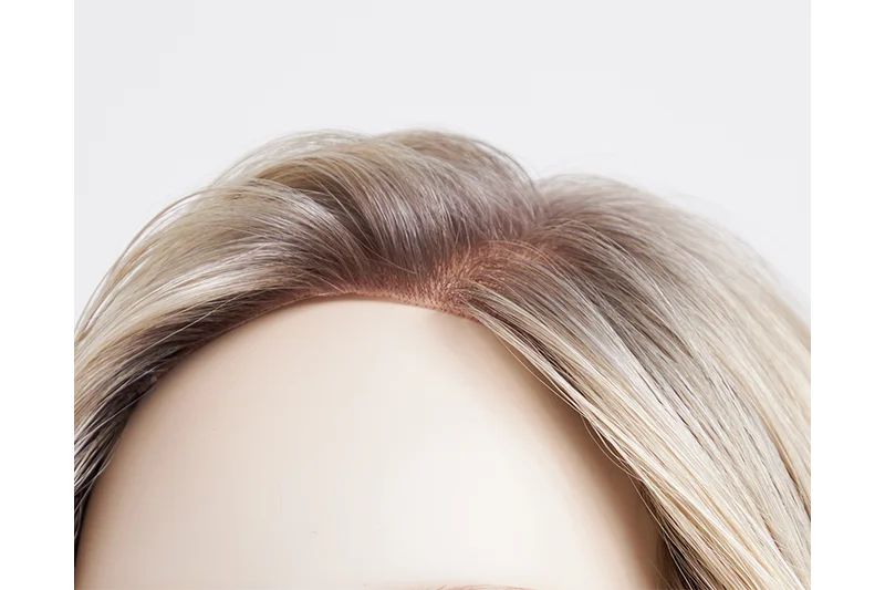 医療用ウィッグ【wig+】SPICE （スパイス）カラー・ホワイトブロンド【Mサイズ】 7