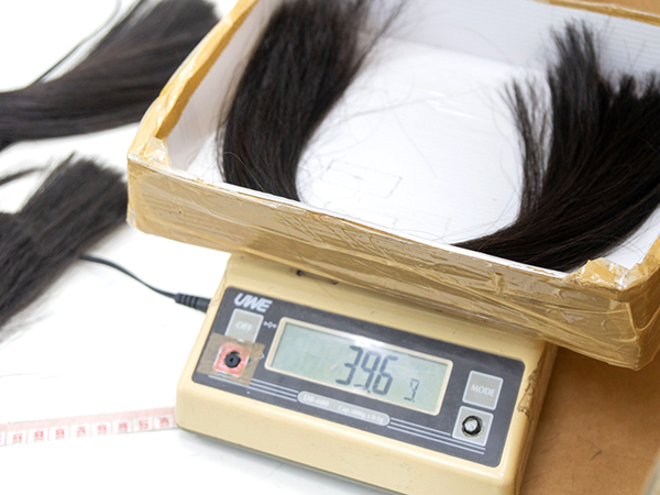 <毛髪の計量>写真16